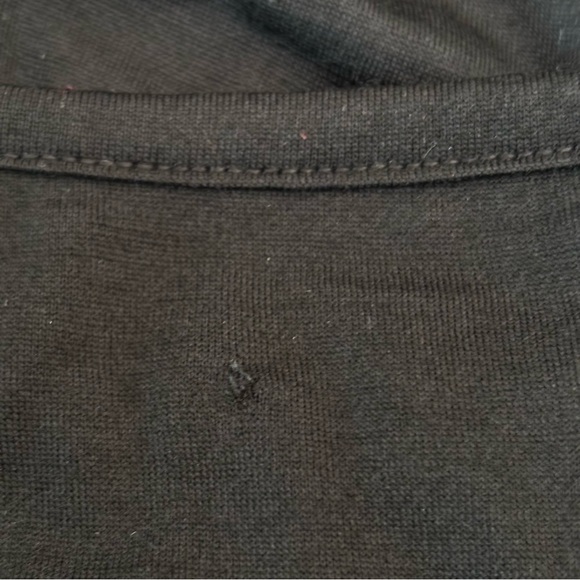 Wool& Merino Wool Rowena Swing Dress Long Sleeves Lagenlook Minimalist Black S - Picture 11 of 11